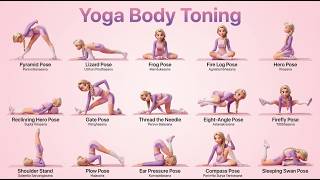 15 Yoga Poses To Tone Your Body Fast 🔥 (Beginner Friendly)
