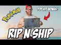 🔴 LIVE Pokémon RIP N SHIP! Top Hit Bonus CHARIZARD UPC!