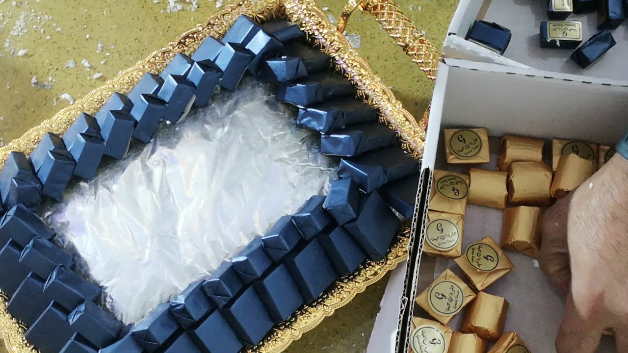 رص صحن تقديم #شوكولاته شوكولاته روعه للمناسبات