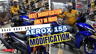 AEROX 155 ब्लू बुएटी इसे कहते हें Top Modification Thailand Seat | SKD Originals #rajubhaiskd