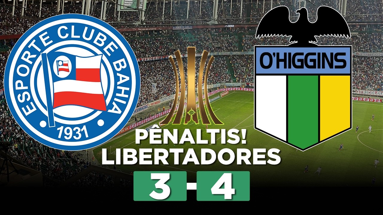 BAHIA x O'HIGGINS AO VIVO Libertadores 2026 Segunda fase | Narração