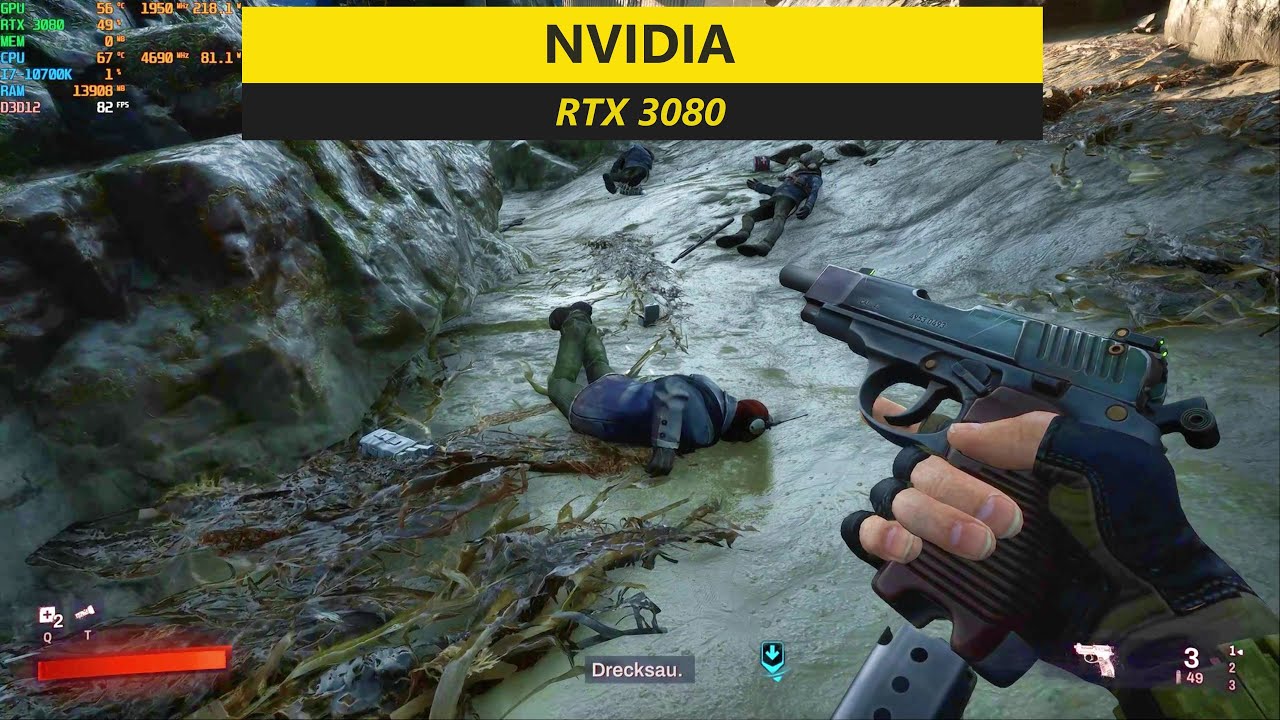 Redfall RTX 3080 10GB + i7 10700K 2560 x 1440 WQHD DLSS Quality