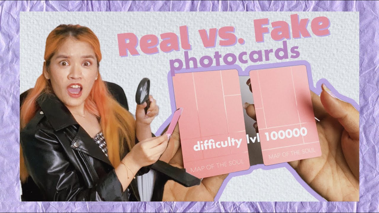 FAKE vs. REAL BTS Photocards 🧐 Can you spot their difference