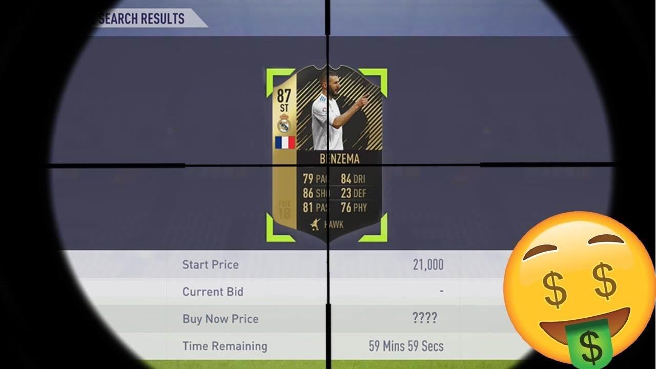 AMAZING INFORM BENZEMA SNIPE ON FIFA 18! (FIFA 18 ULTIMATE TEAM SNIPING)