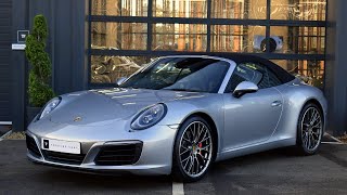 A STUNNING SPECIFICATION PORSCHE 991.2 CARRERA 'S' CABRIOLET IN GT SILVER!!!