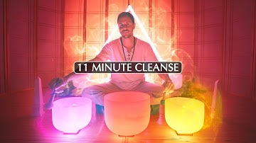 QUICK **Chakra Frequencies to UNLOCK Your Full Potential** (11 minute cleanse)
