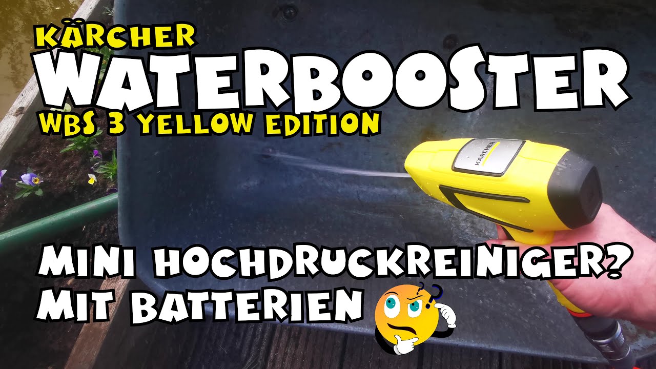 Kärcher WBS - Waterbooster 3 YouTube Ausprobiert: