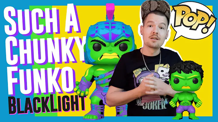 EPIC JUMBO Funko Pop Unboxing! Blacklight Hulk Funko's are AMAZING!