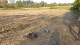 Alien 560 Quadcopter: Maiden flight !