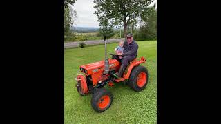 First tractor ride