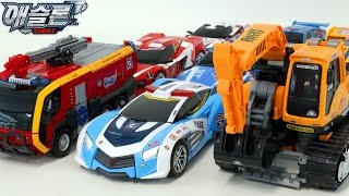 Tobot Police Rescue Fire Truck Poclain Triple Combine Campion Vehicle Transformer Robot Car Toys