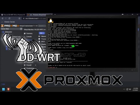 Run a DD-WRT VM on Proxmox VE