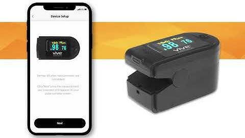 How to use Vive Bluetooth Pulse Oximeter?