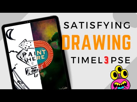 How to Draw a Retro Sign in Procreate Speedpaint