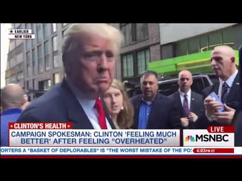 Clinton Overheated At 9-11 Memorial (9-11-16)