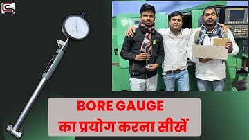 CNC BORE GAUGE USE|CNC PROGRAMMING |CNC OPERATING|CNC VMC TRAINING CENTER SANTOSH YADAV