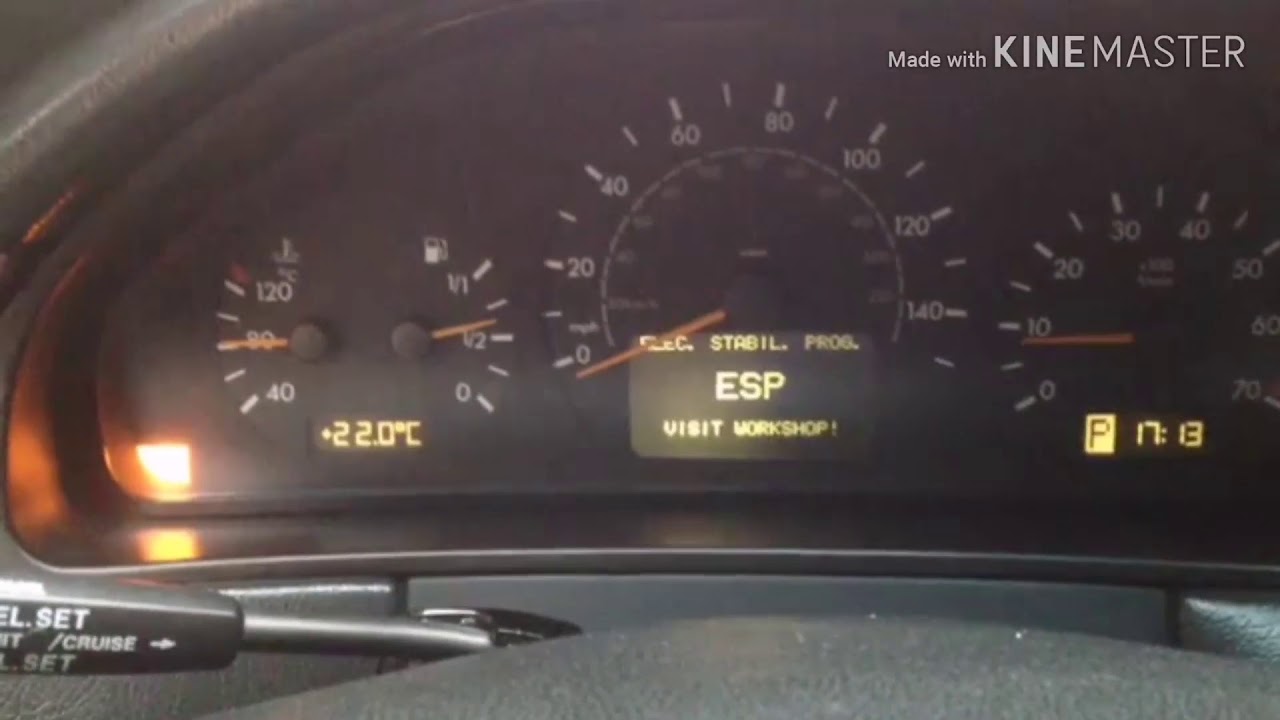 Mercedes W210. Esp Abs Asr Bas Problemi. - Youtube