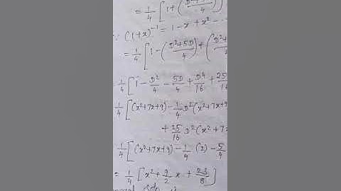 Particular integral Type 3 (Polynomials)