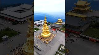 Buddhist holy land, Golden Summit of Mount Emei.