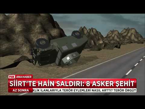 Siirt'te hain saldırı, 8 asker şehit!