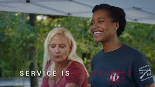 SERVICE IS GRUNT STYLE