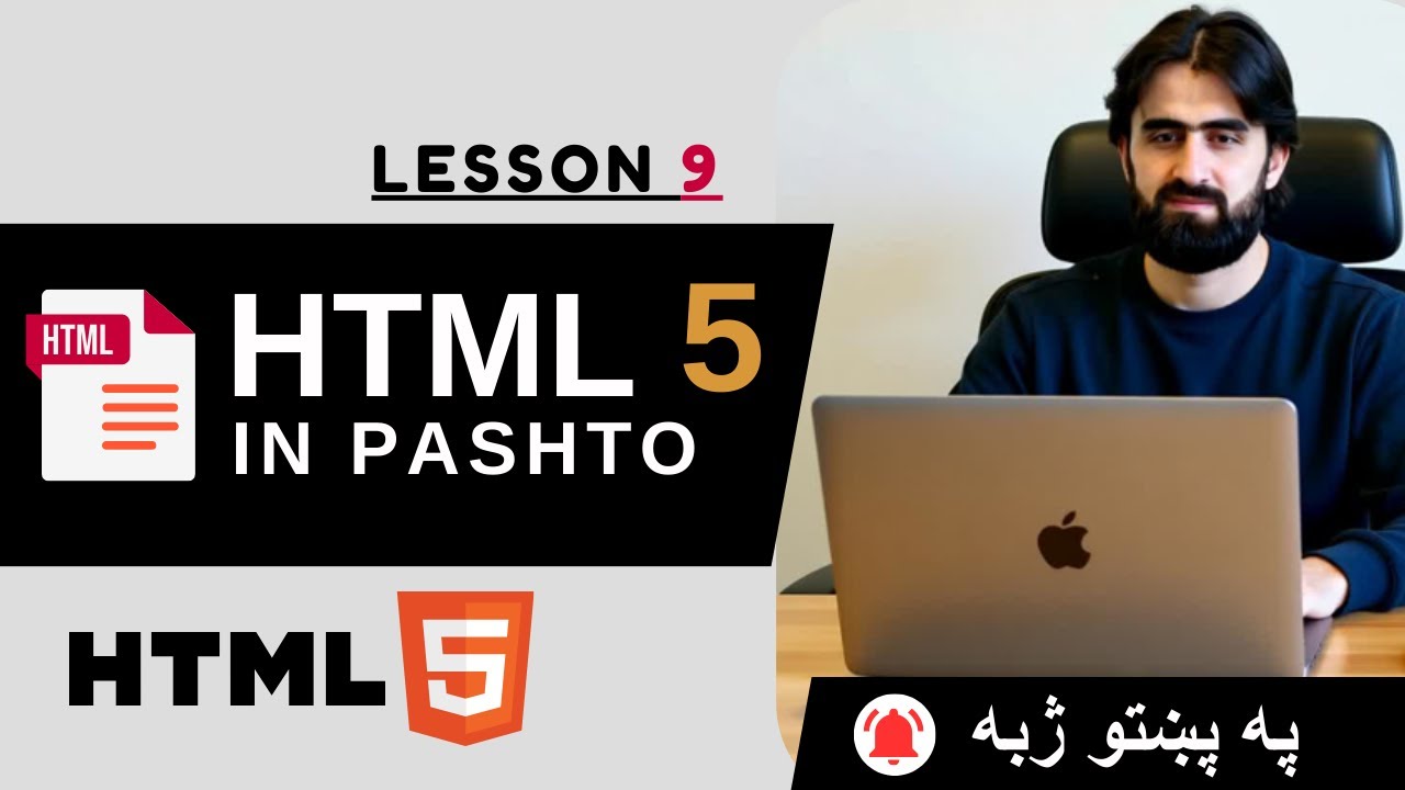 Learn HTML in Pashto | Lesson 9 | HTML Colors, RGB, HEX, HSL & Named Colors 