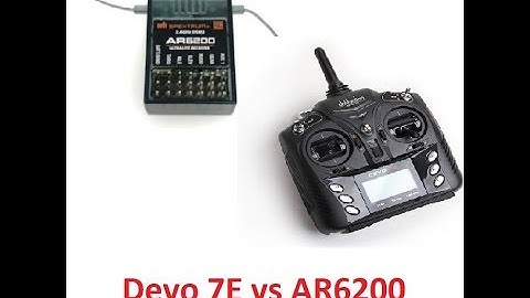 How to Bind Spektrum RX AR6200 vs Walkera Devo 7E test | TKS DIY