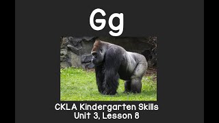 Letter G sound: CKLA Kindergarten Reading Skills Unit 3 Lesson 8
