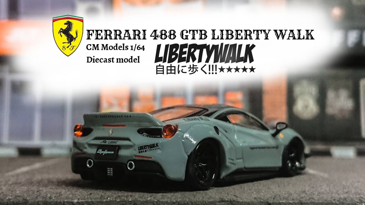 CM Models 1/64 Ferrari 488 GTB LB Performance (Liberty Walk
