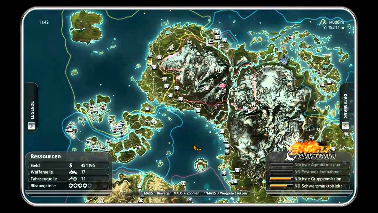 Just cause 2 карта со всеми обозначениями