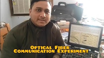 Optical Fiber Communication Experiment ll OFC ll Electronics Engg ll Diploma ll SkyGyan