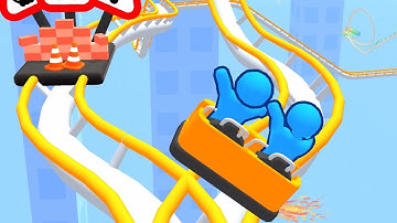 BEST MAX SCORE in Runner Coaster - Gameplay Android,ios (Levels 3-4)