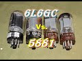 GE 6L6GC Vs TUNG SOL 5881 Vintage Tube Comparison You Make The Call GE 6L6GC Vs TUNG SOL 5881 Vintage Tube Comparison You Make The Call