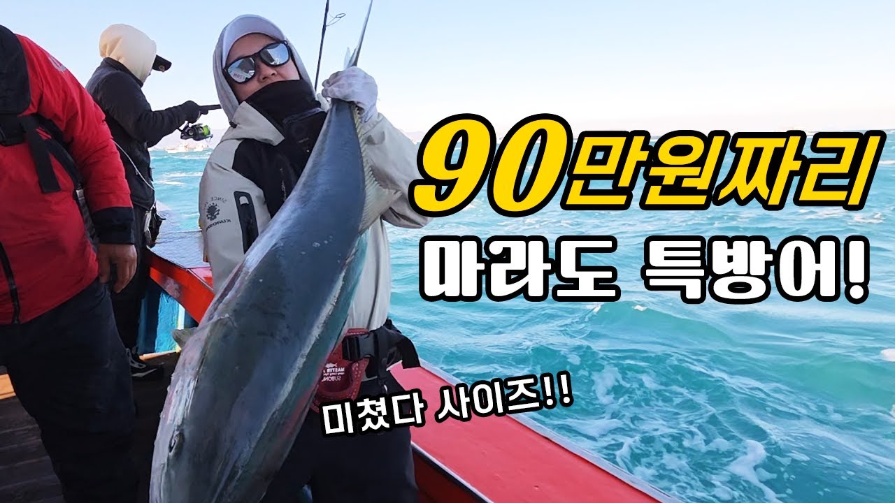 낚시로 잡은 레전드 특방어!! 이 메탈로 바꿨더니 바로 물어버리는데요??