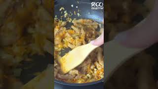 Гречка с соевым мясом в томатном соусе #веган #рецепты #веганрецепты #рецепт #веганство
