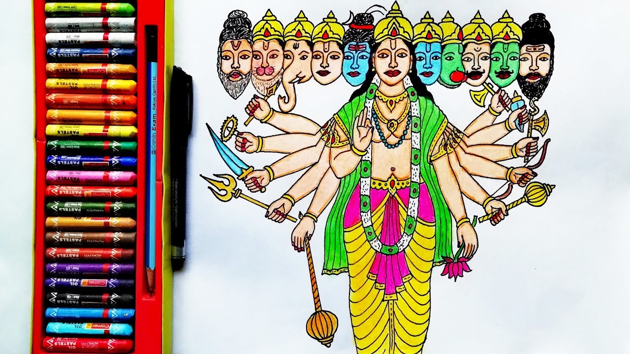 Featured image of post How To Draw Lord Vishnu The most prominent of his