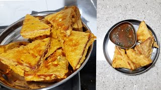 Bread Pakode Banavani  Rit  // Gujarati Recipe // Pakoda // Nasto // Pakoda Recipe