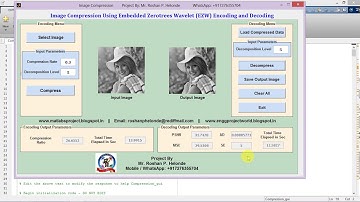 Image Compression using Embedded Zerotress Wavelet EZW - IEEE Project