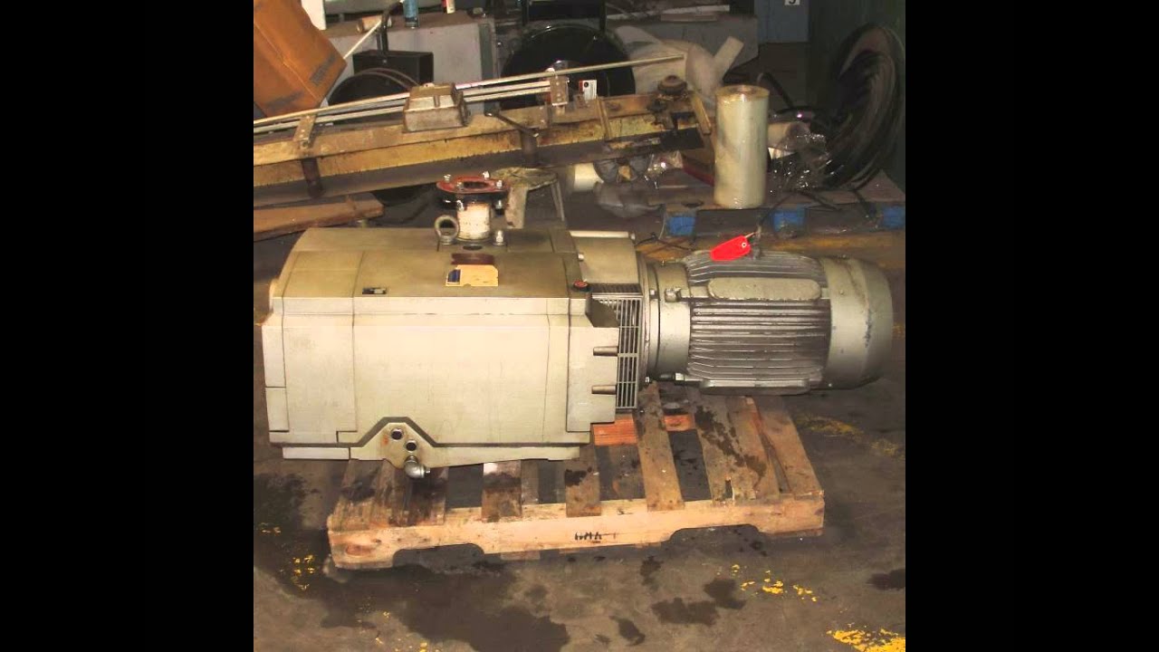 Becker Pumps Corp oil flooded rotary vane vacuum pump YouTube