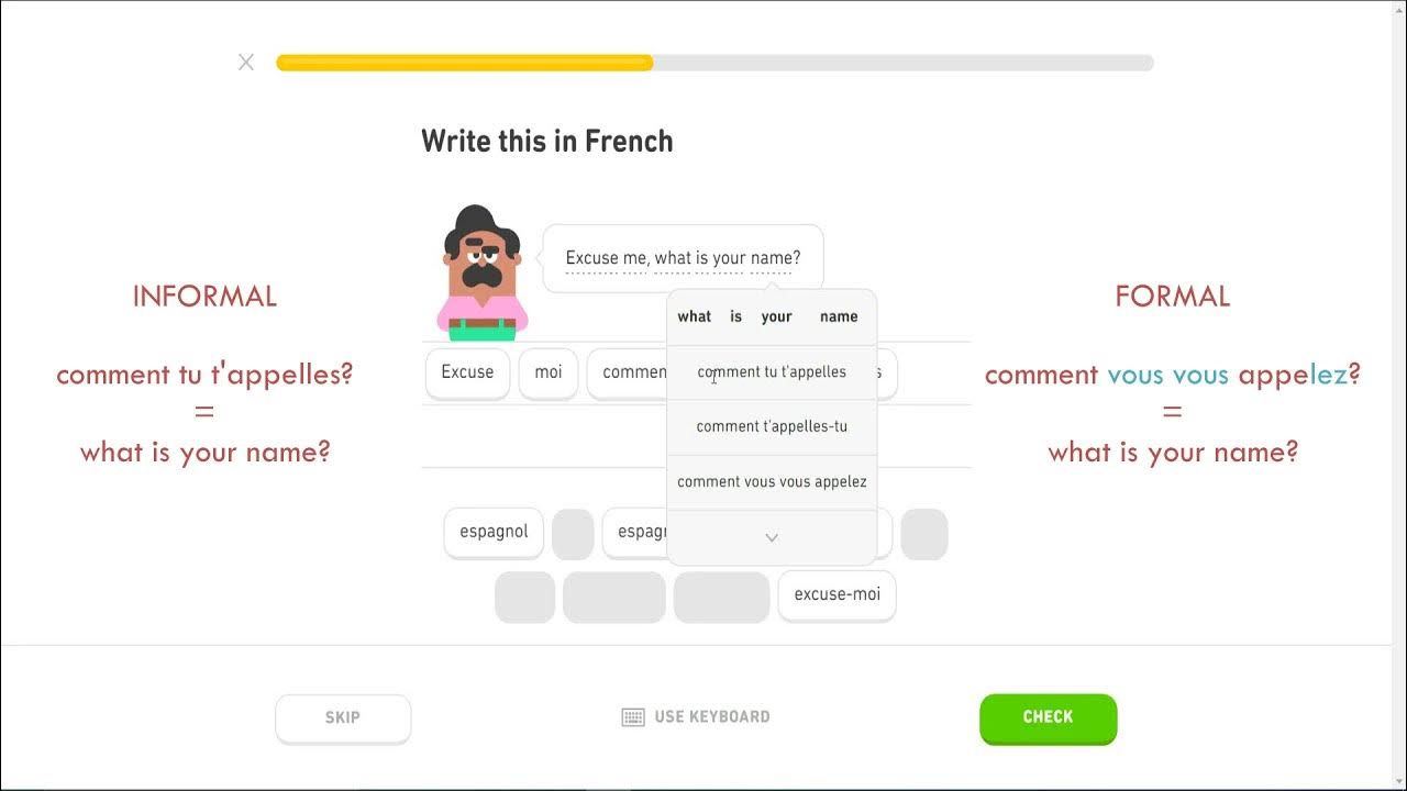 Lesson 6 Basics 2 Français or Française? French on Duolingo YouTube