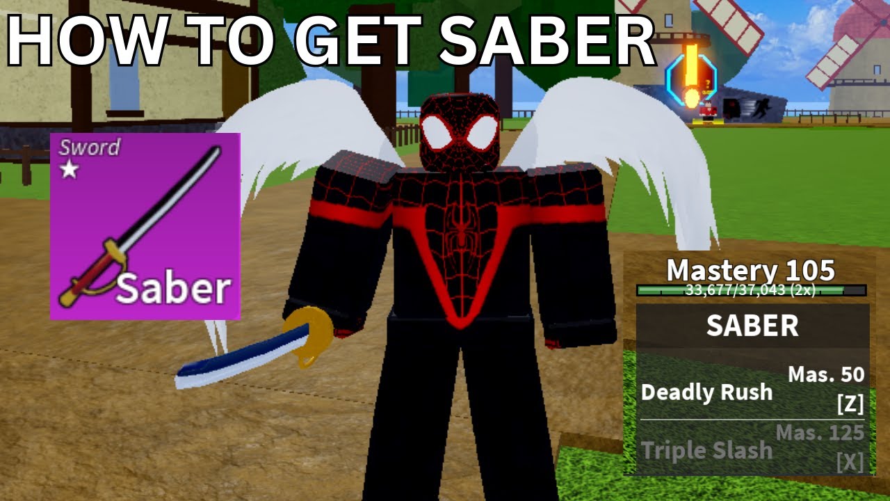 HOW TO GET SABER IN BLOX FRUITS IN UNDER 5 MINUTES (Saber Expert Puzzle