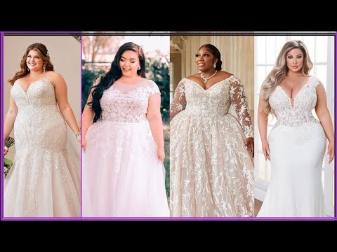 40+ Most Unique and Glamorous  Wedding Dresses For Plus Sized Brides in 2023