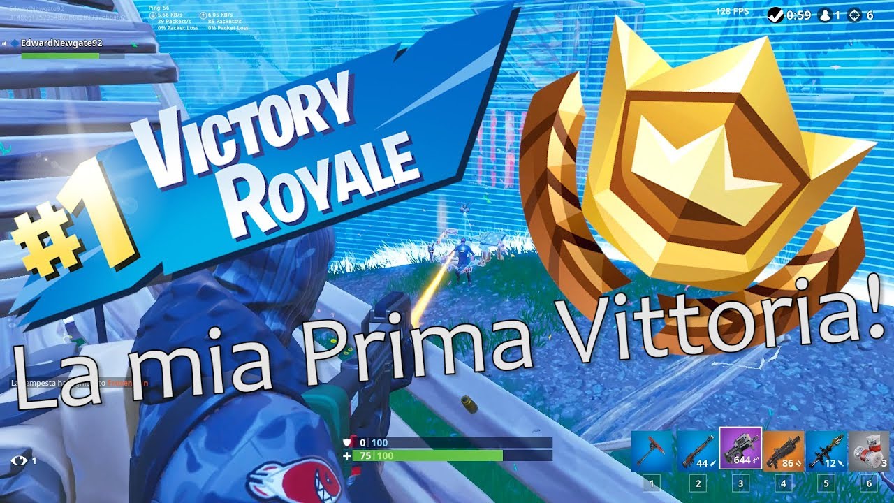 La mia Prima Vittoria su Fortnite! - Fortnite Battle Royale Highlights ...