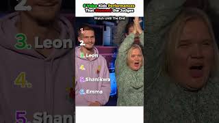 6 Voice Kids Auditions That Left the Judges Speechless #TheVoiceKids #voicekids