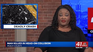 Monday Morning Crash Leaves One Dead In Peach County