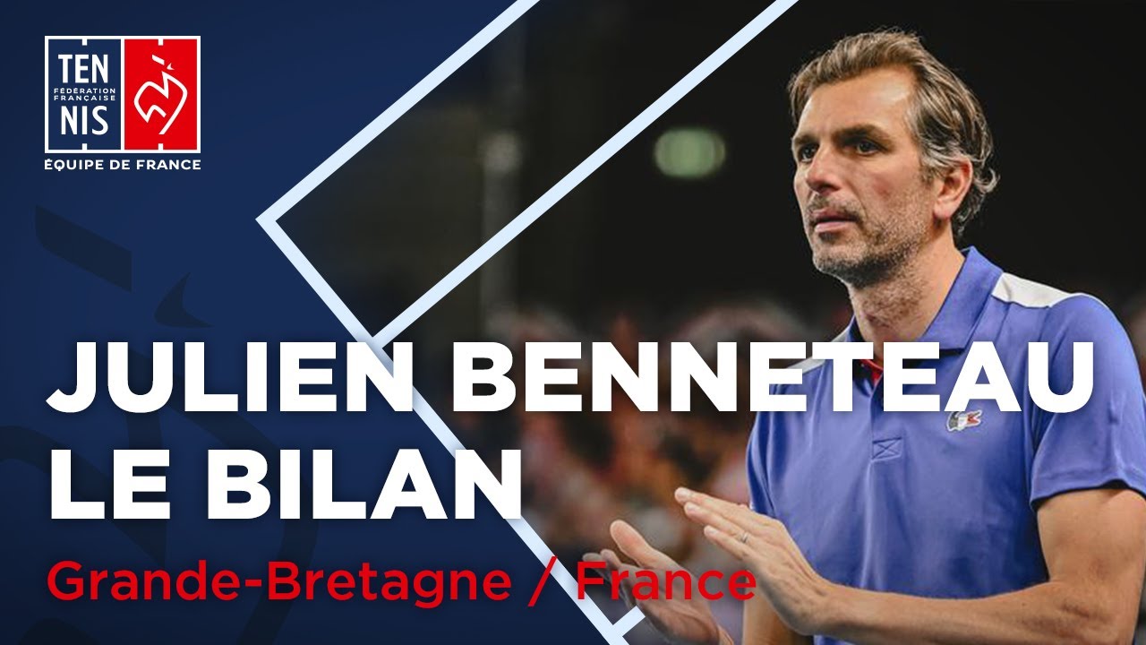 Le bilan de Julien Benneteau après la victoire contre la Grande-Bretagne | BJK Cup | FFT