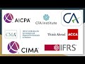 CMA|CFA|ACCA|CPA|CIMA|CA|IFRS- Complete Details