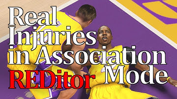 RED MC Tutorial - Real Injuries in Association Mode