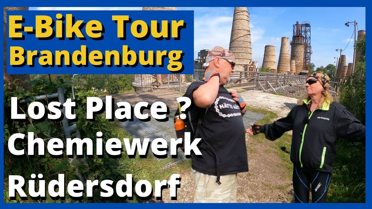 E-Bike Tour in Brandenburg /Deutschland # 7. Das Chemiewerk in Rüdersdorf. Lost Place Tour .