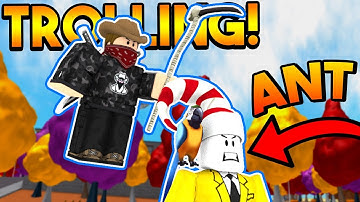 TROLLING A FAMOUS ROBLOX YOUTUBER ON SUPER POWER TRAINING SIMULATOR! (ROBLOX)